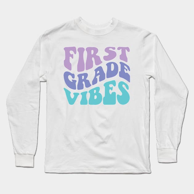 First-Grade-Vibes vintage Long Sleeve T-Shirt by Myartstor 